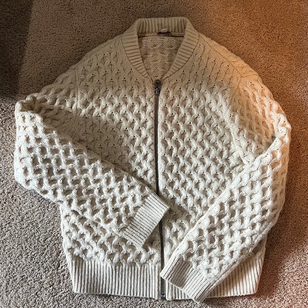 Gap cardigan- zip up - size L